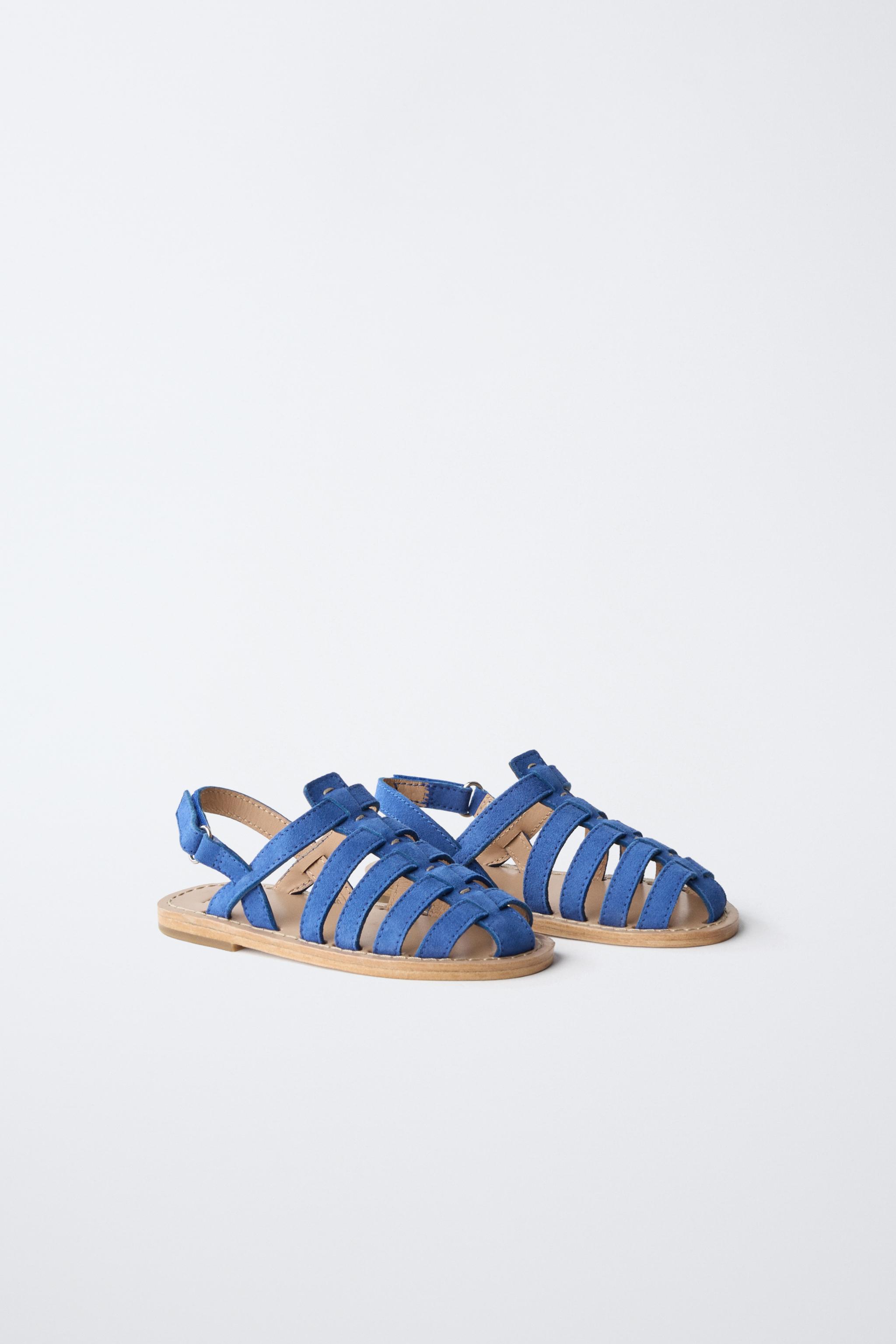 SANDALES STYLE PLAGE EN CUIR